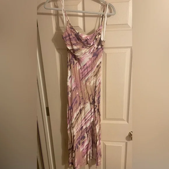 Worn Once Hello Molly FULL TIME GLAM GIRL MIDI DRESS PURPLE - Picture 3 of 7